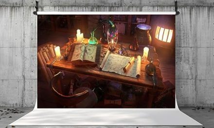 Enchanting Halloween Party Decor: 10x10ft Magic Backdrop & Props