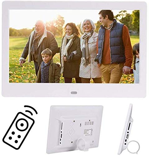 Immerse in Memories: 10″ IPS Screen Digital Photo Frame with USB & SD Slots and Remote Control