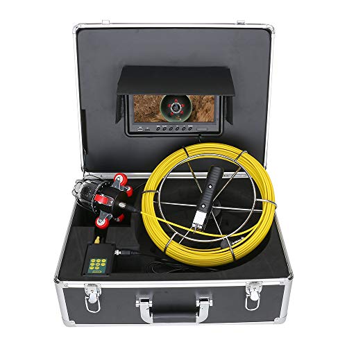 High-tech Drainage Sewer Pipe Inspection Camera: 360° Rotating, 30M Video Recording