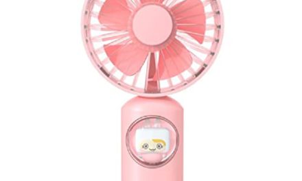 Portable USB Rechargeable Mini Fan: Whisper-Quiet, Perfect for Outdoors & Office