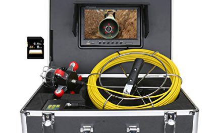 High-performance Waterproof Pipe Inspection Camera with 9″ Monitor