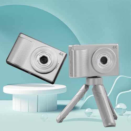 Capture Stunning Moments: 4000W 4K HD Selfie Camera with Bracket, Zoom, and Travel-Friendly Size