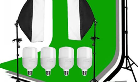 Capture Stunning Videos with APAINI 4PCS 25W LED Softbox Lighting Kit