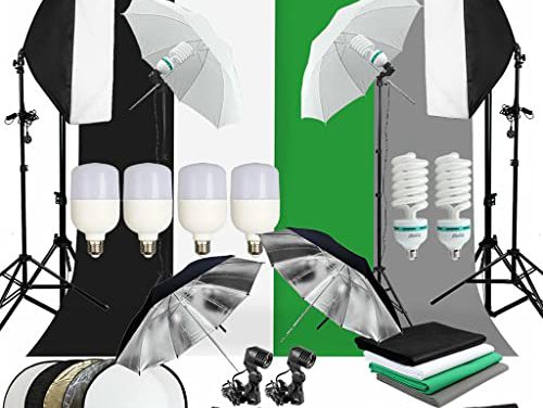 Capture Stunning Photos: SEASD Lighting Kit & Backdrop for Photography & Video