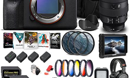 Capture Brilliance: Sony a7R IIIA Camera Bundle with Lens, Monitor, Headphones, Mic, Memory Cards & More!