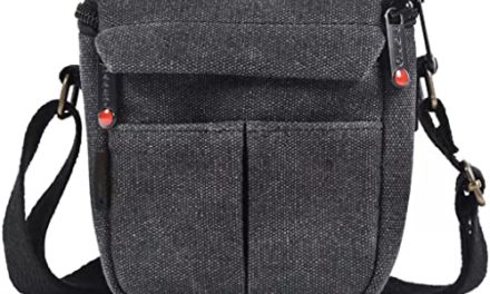 Dustproof Canvas Camera Bag: Seal Zipper, Protects Gear