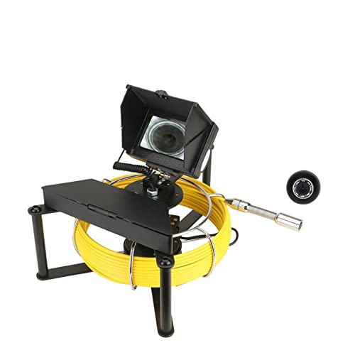Powerful Sewer Inspection Camera: Endoscope IP68, Long-lasting Battery, Color Monitor