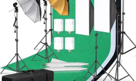 Stunning GADEN Photography Studio Kit: Softbox Lights, Backdrop Frame, Tripod Stands