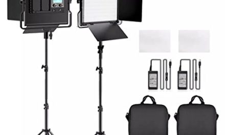 Brighten Your Outdoor Shoot with MXIAOXIA LED Video Light Kit!