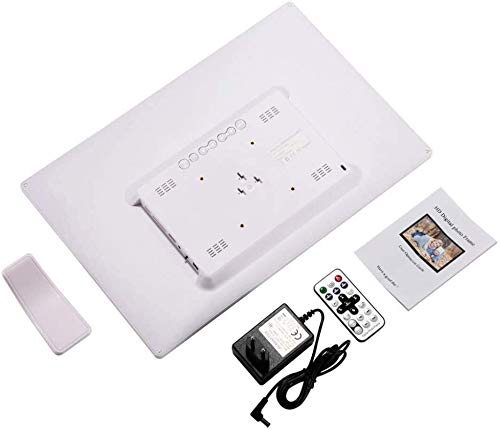 Stunning Full IPS Display: Photo/Music/Video Player, Calendar, Alarm, Timer, Remote Control – USB/SD Support