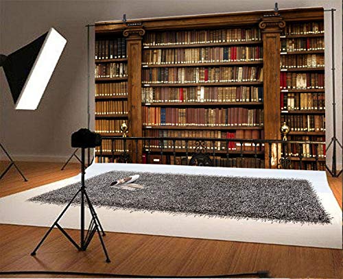 Congratulate Graduates with Retro Bookshelf Backdrop