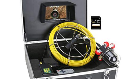 High-Tech Waterproof DVR Inspection Camera: Explore Pipes with LED Lights