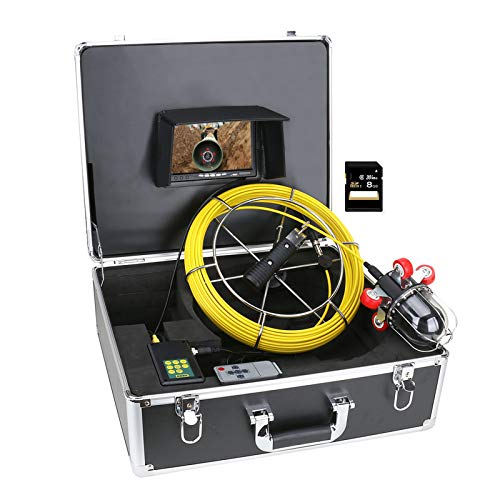 High-Tech Waterproof DVR Inspection Camera: Explore Pipes with LED Lights