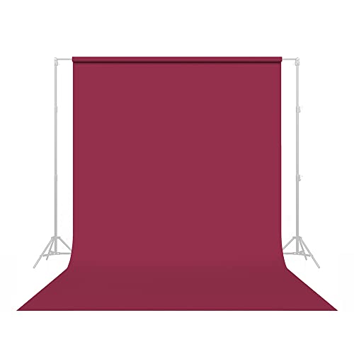 Vibrant Crimson Photography Backdrop – Savage Seamless Paper, 107″ x 36ft – Ideal for YouTube, Streaming, Interviews & Portraits