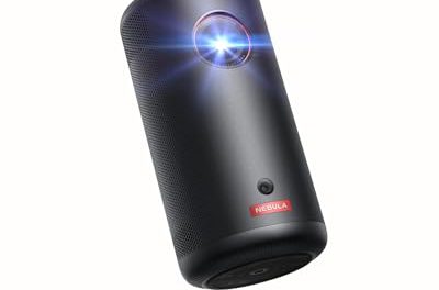 Portable 1080P Smart Mini Projector: Netflix Licensed, Dolby Digital, 120″ Display, Wi-Fi