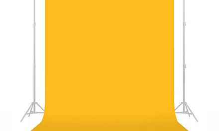 Vibrant Deep Yellow Photography Backdrop: Perfect for YouTube, Streaming, and Portraits!