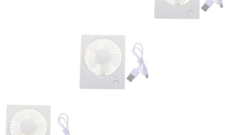 Silent USB Fan Trio: Foldable, Powerful, and Stylish!