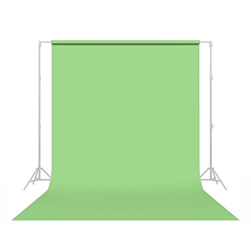 Vibrant Mint Green Paper Backdrop: Perfect for YouTube, Streaming, and Portraits – Made in USA