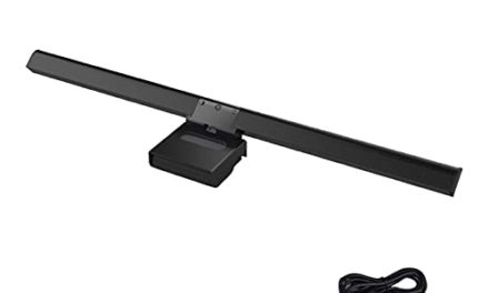 Eye-Caring LED Monitor Lamp: Adjustable, Glare-Free