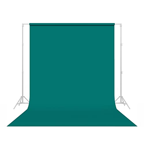 Vibrant Teal Backdrop: Ideal for YouTube, Streaming & Portraits