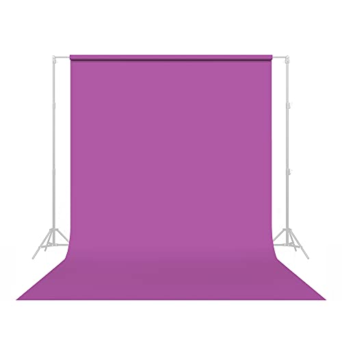 Vibrant Plum Photography Backdrop: Savage Seamless Paper for Stunning YouTube Videos, Streaming, Interviews, and Portraits – Made in USA