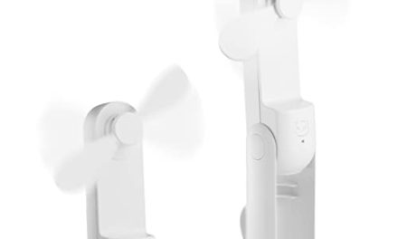Powerful Portable Mini Fan: Rechargeable, Silent, Perfect for Travel