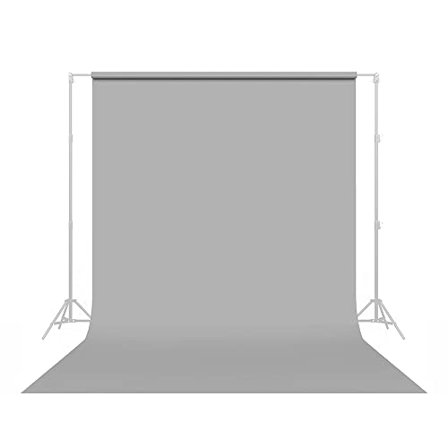 Vibrant Gray Photo Backdrop – Film, Stream & Capture Emotion in 107″ x 36′ – USA