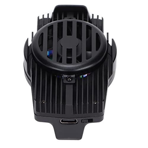 Powerful Phone Cooling Fan: Slash Battery Loss, Boost Live Stream with High-Speed Anti-Fall Protection & LED Light