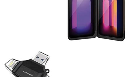 Enhance LG V60 ThinQ 5G Experience with BoxWave AllReader – Jet Black
