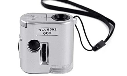 Portable 60x Magnifying Glass: Illuminate, Identify, and Repair