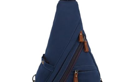 Stylish Unisex Sling Bag: AwarFy Canvas Shoulder Backpack