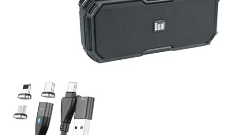 Ultimate Power Charge Cable for Dual Electronics TruWireless Speaker – MagnetoSnap PD 100W – Jet Black