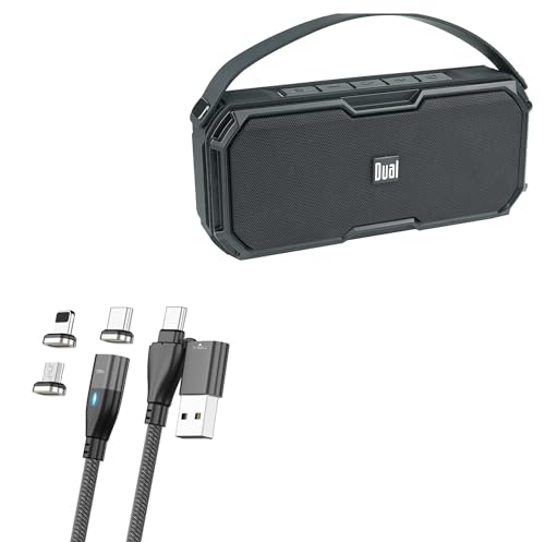 Ultimate Power Charge Cable for Dual Electronics TruWireless Speaker – MagnetoSnap PD 100W – Jet Black