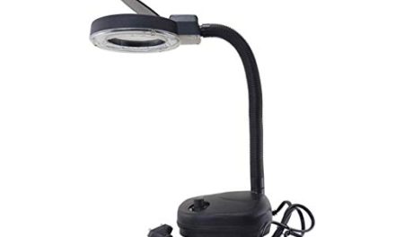 Illuminate Your Hobbies: LIUZH 2X Magnifier & Desk Lamp