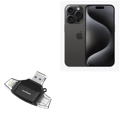 Enhance iPhone 15 Pro: AllReader SD and microSD Card Reader by BoxWave