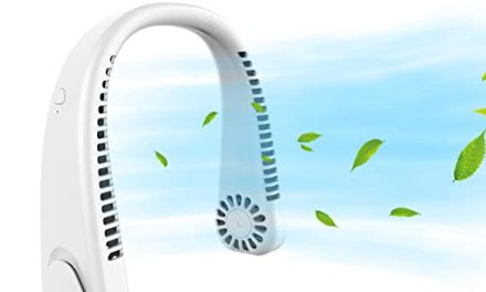 Comfortable and Portable Hanging Neck Fan for Travel, Home, Office, and Sports