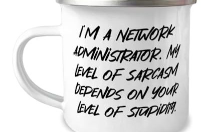 Tech Geek’s Mug: Level 12 Network Admin!