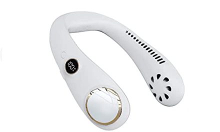 Stay Cool Anywhere: AZANU Neck Fan – Hands-Free, Bladeless, USB-Powered