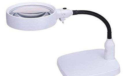 Enhance Vision with High-Def Desktop Magnifier Lamp
