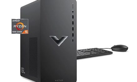 Powerful HP Gaming PC: Ryzen 5600G, 16GB RAM, Radeon RX6400