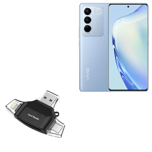Enhance Your vivo V27 Pro: BoxWave AllReader – Fast SD & microSD Card Reader