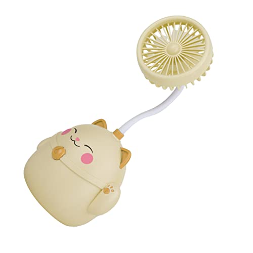 Cute Cat Fan: Stay Cool and Organized with this Portable Desk Fan!
