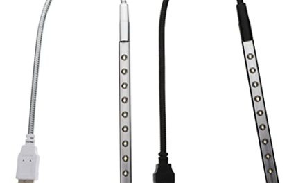 Portable USB Laptop Light: Dimmable LED Lamp for Bedside, Office, or Study