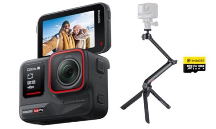 Unbeatable Image Quality: Insta360 Ace Pro Kit – Waterproof Action Camera with Leica Co-Engineering, 4K120fps, AI Noise Reduction