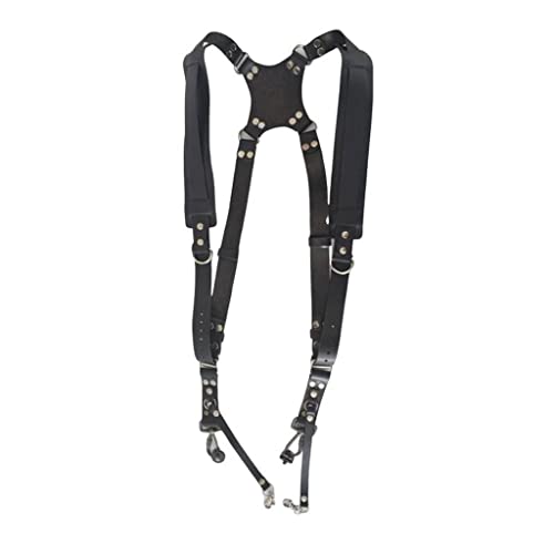 Ultimate Camera Harness: Dual Leather Strap for BMFHO Camera