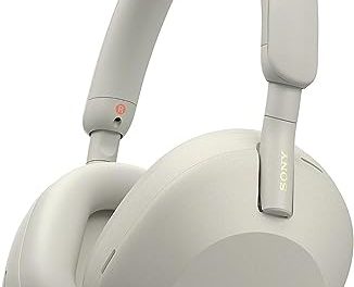 Immerse with Sony’s noise-canceling headphones – limitless battery, optimized for AI assistants, crystal-clear calls – Silver!