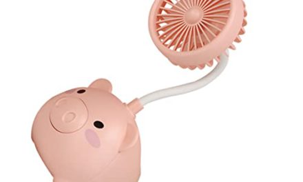 Powerful Pink USB Mini Fan: Veemoon Pig Fan Pen Holder