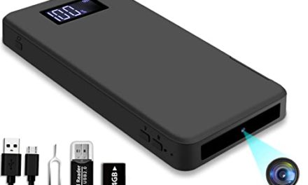 Powerful 64GB Spy Cam: Full HD 1080P, Night Vision