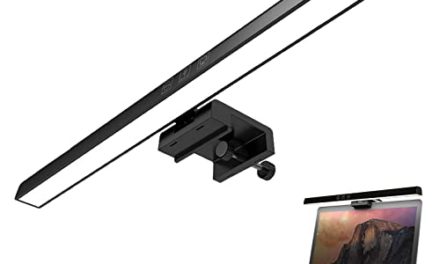 Portable Laptop Monitor Light Bar: Enhance Eye Health, Dimmable, Glare-Free