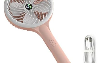 Powerful USB Desk Fan – Rechargeable & Whisper-Quiet